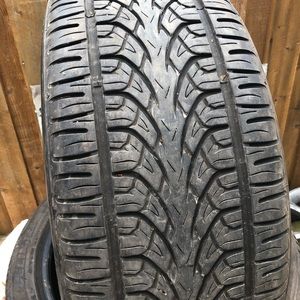 Selling 4 matching tires 95% thread